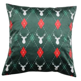 Pagalvės užvalkalas Splendid Deer GP-S-BN-DEER-ZI, žalia sp., 45 cm x 45 cm