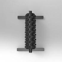 Prekė su pažeista pakuote. Kompresinis masažuoklis Thoms Happyback, 0.01 W, black titanium
