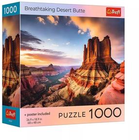 Dėlionė Trefl USA Collection Breathtaking Desert Butte 99297, 48 cm x 68 cm, 1000 vnt., įvairių spalvų