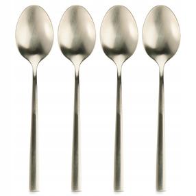 Lusikas Excellent Houseware 139744, roostevaba teras, kuldne v., 4 tk