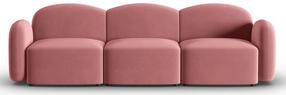 Sofa Micadoni Home Blair MIC_3S_184_F1_BLAIR8, lašišinė sp., 272 x 87 cm x 80 cm