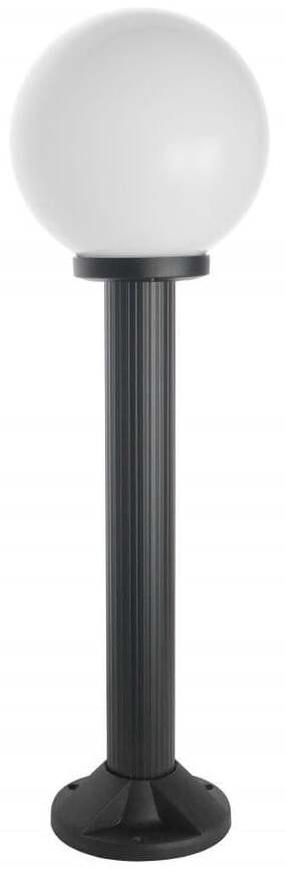Pastatomas lauko šviestuvas Su-Ma Kule, 60W, E27, IP43, juoda sp., 20 cm x 70 cm