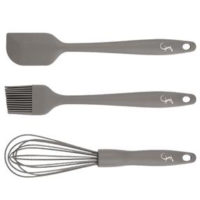 Virtuvės reikmenų rinkinys Lurch Flexi Starter, 27 cm, pilka sp., 3 vnt.