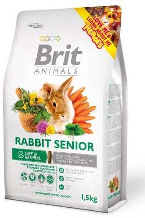 Maistas graužikams Brit Animals Senior Complete, triušiams, 1.5 kg