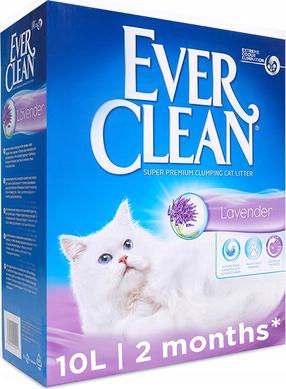 Kačių kraikas Ever Clean Lavender, bentonitas, 10 l