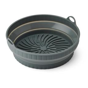 Silikoninis įdėklas karšto oro gruzdintuvei Kitchen Craft GB40KCAFLINERRND, pilka sp., 20 cm x 20 cm