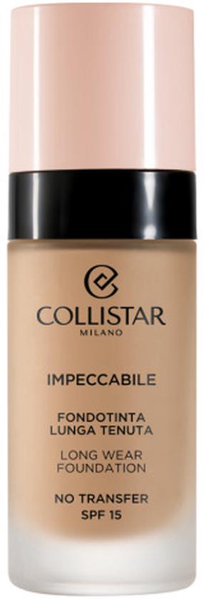 Grima bāze Collistar Impeccable Long-Lasting, SPF 15, zelta smilšu krās., 4g, 30.0 ml