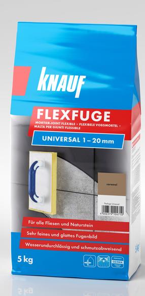 Шпатлевка для швов Knauf FLEXFUGE, декоративный, карамель цв., 5 кг