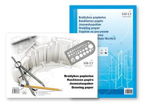 Бумага для черчения SMLT, A4, 160 g/m², 29.5 см x 20.8 см, 20 стр. шт.
