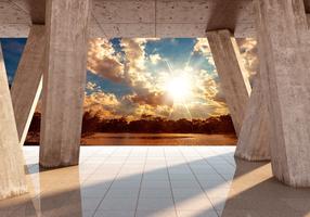Fototapeet Artgeist Sunny Promenade, 245 cm x 245 cm