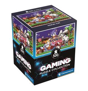 Пазл Clementoni Gaming Sonic, 36 см x 49 см, 500 шт., многоцветный