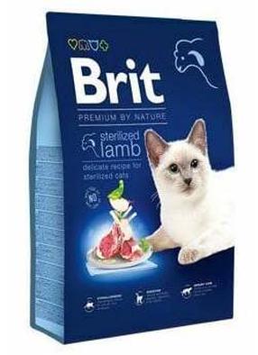 Sausā kaķu barība Brit Premium By Nature Sterilized, jēra gaļa, 1.5 kg