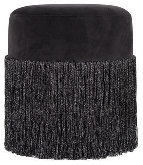 Пуф Hanah Home Merkur 209FLF1258, черный цв., 45 см x 45 см x 40 см