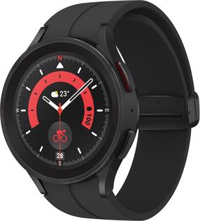 Viedais pulkstenis Samsung Galaxy Watch 5 Pro 45mm LTE, melns krās.