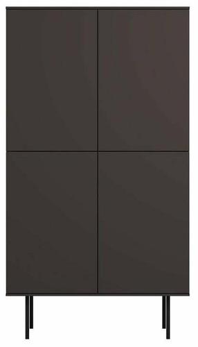 Шкаф Elme Studios Inar, графитовый цв., 40 см x 78 см x 142 см
