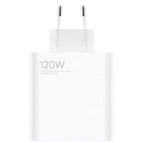 Telefono įkroviklis Xiaomi USB, USB, balta sp., 120 W