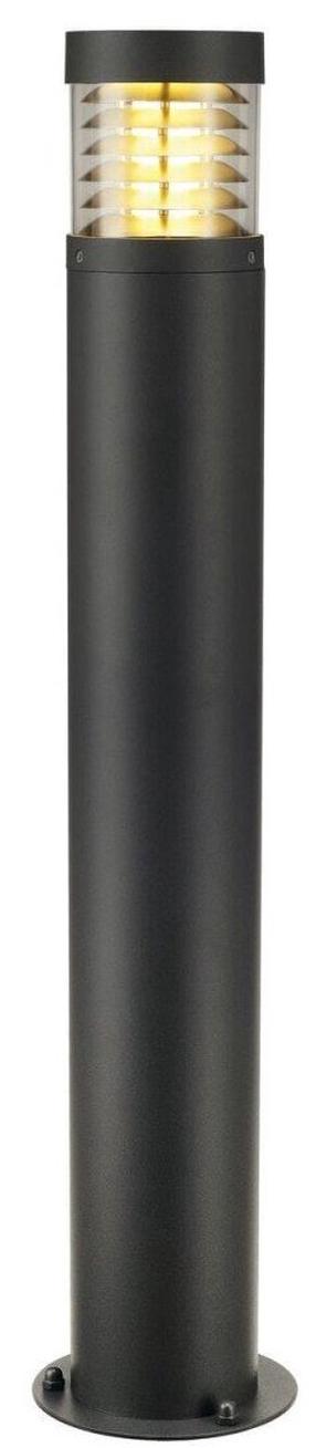 Brīvi stāvošs āra gaismeklis SLV F-Pol, 20W, E27, IP54, antracīta krās., 12 cm x 86 cm