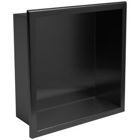 Sisseehitatav seinariiul Rea 04, 10 cm x 34 cm x 34 cm, must v.