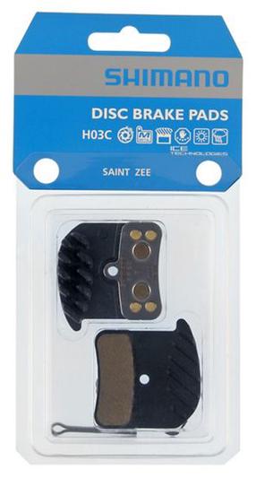 Stabdžių kaladėlės Shimano H03C, aliuminis, juoda sp., 2 vnt.