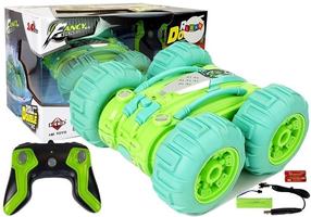 Rc auto Lean Toys Fancy Stunt, 1:24, roheline v.