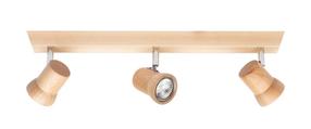 Lampa griesti Spot-Light Venla, GU10, 3 x 5 W, koka krās. / koka krās.