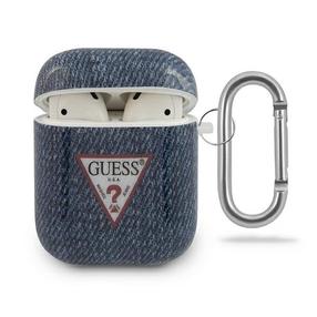 Ausinių dėklas Guess GUACA2TPUJULDB AirPods cover, mėlyna sp.