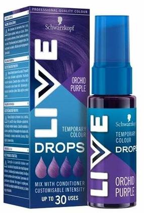 Plaukų dažai, lašai Schwarzkopf Live Drops, violetinė sp., 30 ml
