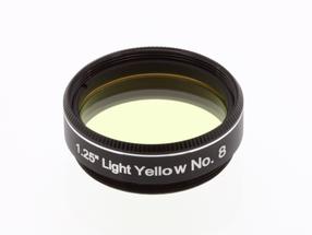 Filtrs Explore Scientific Filter 1.25" Light Yellow No.8, dzeltena krās.