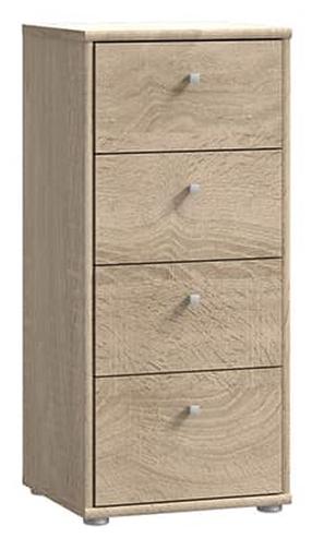 Комод Forte Tempra 2 T2KK211-D30F, дуб сонома цв., 85.5 см x 38.6 см x 38.6 см