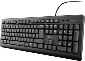 Laidinė kompiuterio klaviatūra Trust TK-150, EN, juoda sp.