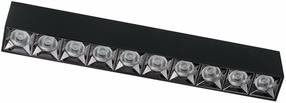 Šviestuvas lubų Nowodvorski Midi 10060, LED, 4000 °K, 1 x 40 W, juoda sp. / juoda sp.