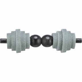 Rotaļlieta kaķim Trixie CityStyle Dumbell 41133, melna krās./pelēka krās., 10 cm