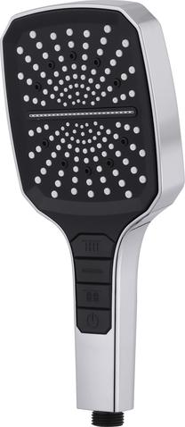 Dušo galvutė Domoletti DX6205YC, juoda sp./chromo sp., 13 cm