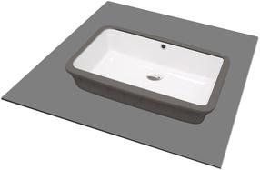 Умывальник для ванной комнаты Deante Temisto CDT_6U5U, керамика, 50 см x 30 см x 17.3 см, белый цв.