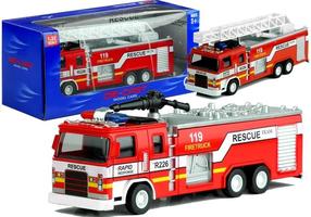 Žaislinė gaisrinė mašina Fire Rescue Truck LT2592, raudona sp.