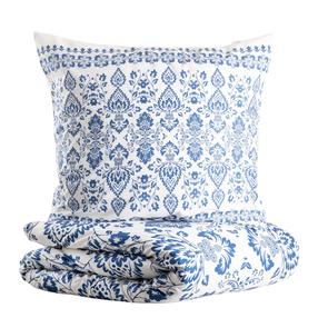 Patalynės užvalkalų komplektas Homla Marissa, mėlynas/baltas, 140 x 200 cm