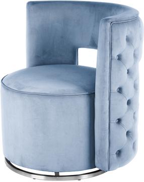 Krėslas Kayoom Sophistic 100, žydra sp., 66.5 cm x 74 cm x 77.5 cm