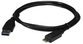 Laidas ART USB 2.0 A male, USB, 1 m, juoda sp.