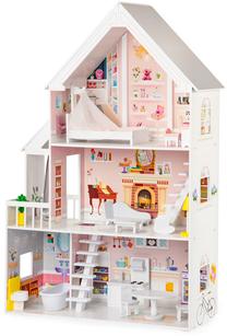 Lėlių namas EcoToys XXL Residence White, įvairių spalvų