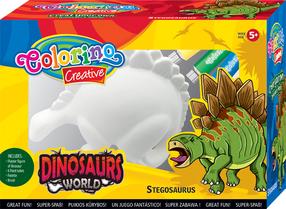 Игрушечный набор раскраски Colorino Stegosaurus 91350PTR, многоцветный