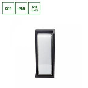 Sieninis lauko šviestuvas Spectrum Block, 20W, LED, IP65, juoda sp., 32 cm x 10 cm