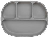 Lėkštutė Markland 4 Piece Tray, 6+ mėn., silikonas, pilka sp.