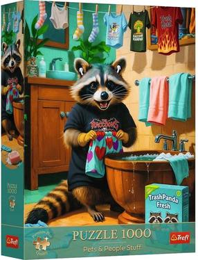 Пазл Trefl Raccoon's Laundry Day, 68 см x 48 см, 1000 шт.