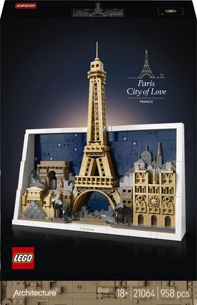 Konstruktors LEGO® Architecture Parīze — mīlestības pilsēta, kompl. 21064, 958 gab.