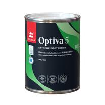 Akriliniai dažai Tikkurila Optiva 5, balta sp., 0.9 l