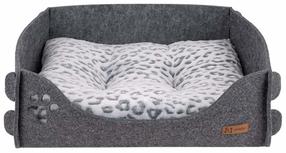 Кошачья лежанка Amiplay Norway S, серый цв., 35 см x 41 см