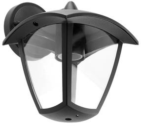 Sieninis lauko šviestuvas GTV Marina AD, 20W, E27, IP54, juoda sp., 16.7 cm x 20.9 cm