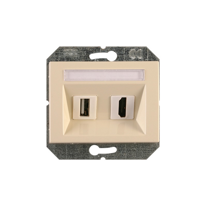 HDMI ja USB pesa Vilma XP500, elevandiluu v.