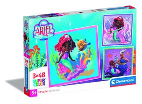 Пазл 3in1 Clementoni Ariel 25324, 21 см x 20.5 см, 144 шт.