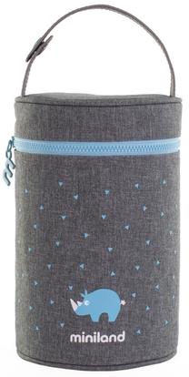 Gertuvės dėklas Miniland Thermibag Azure, 700 ml, 0 mėn., aliuminis/tekstilė, mėlyna sp./pilka sp.